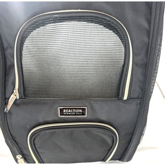 Kenneth Cole Reaction Black Pet Carrier Backpack- New No Tag - Picture 2 of 6